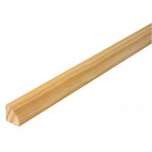 Quart De Rond En Pin Des Landes Sans Nœud 10 Mm Long.2,4 M - Sotrinbois