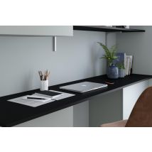 Tablette L.250 X L.50 Cm Ep.18 Mm Décor Noir