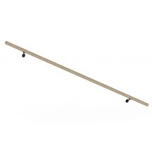 Main Courante Intérieur Et Extérieur Aluminium 2m Chêne, En Kit
