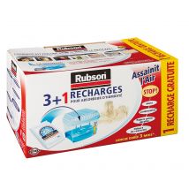 Lot De 4 Recharges Pour Absorbeur D'Humidité Rubson - Bricoman