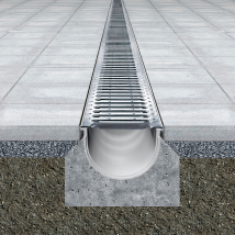 Lot De 3 Caniveaux Meahome Classic De 1m