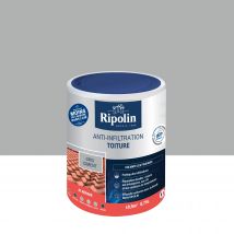 Revêtement Anti-infiltration Toiture Gris Ciment 0,75 L - Ripolin - Bricoman