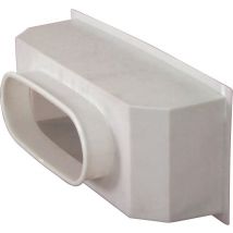 Grille Double Deflexion Alu Blanc - Tecnomat