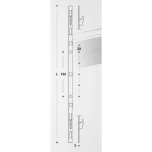 Kit Serrure 3 Pts Pour Baies Coulissantes Aluminium