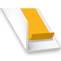 Cornière D'Angle Pvc Blanc Adhésif 15 X 15 Mm L.2,6 M - Cqfd