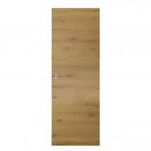 Porte Coulissante Seule Monaco Revêtue Larg.73 Cm Alvéolaire Entaillée