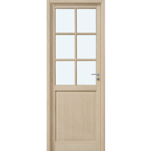 Bloc-porte Pyrite Bois Larg.83 Cm Poussant Gauche Pleine Huiss.90 Mm