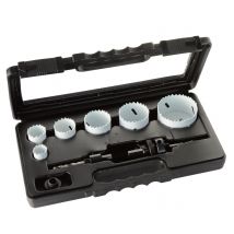 Coffret De 6 Scies Cloches Multi-matériaux Diam.22 À 68 Mm + Accessoires - Korman