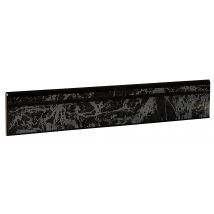 Plinthe Carrelage Intérieur Effet Marbre H.8 X L.45 Cm - Ubeda Noir (lot De 6)