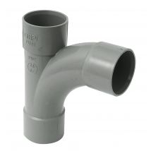 Té Pied De Biche Évacuation Pvc 87° Diam.32 Mm - Bricoman