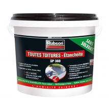 Revêtement D'Étanchéité Toitures Noir 10 Kg Sp 360 - Rubson