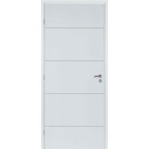 Bloc-porte Prépeint Alvéolaire Graphik Ketch Poussant Droit Huiss.90 Mm Neolys H.204 X L.73 Cm - Righini
