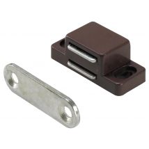 Lot De 8 Loqueteaux À Aimant Marron 35 X 15 Mm