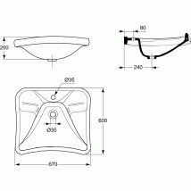 Lavabo Matura - Idéal Standard