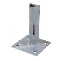 Ancre Sur Platine Pour Poteau Te30