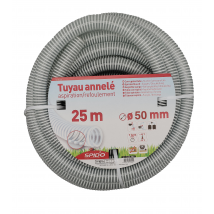 Tuyau Annelé Diam.50 Mm Long.25 M - Spido