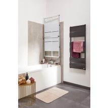 Pare-baignoire Pivotant Relevable Verre Sérigraphié Chromé L.65,6 X H.138,6 Cm