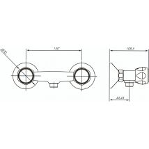 Mélangeur Douche Valencia