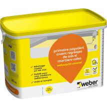 Primaire Polyvalent Avant Ragréages De Sols Et Mortiers-colles 20 Kg Weberprim Universel - Weber