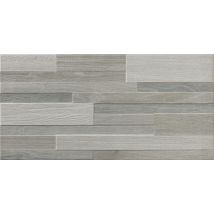 Plaquette De Parement Grès Cérame Émaillé 30x60cm Alpage Gris