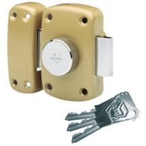 Verrou Cyclop Bouton/cyl D23 L45mm - Bricoman