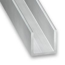 Profilé U Aluminium L.15 Mm L.1 M- Cqfd