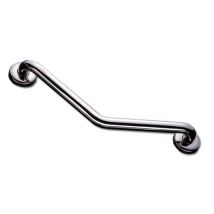 Barre D’appui Coudée 135° 26,5 X 26,5 Cm Acier Inoxydable Poli - 01265-ls Akw