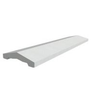 Couvre Mur 2 Pentes Blanc L.100 X L.25 Cm - Weser
