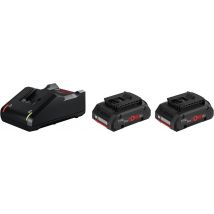 Pack 2 Batteries 18v 4ah Procore + Chargeur - Bosch Professional