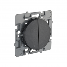 Interrupteur Volet Roulant Noir Casual Evo - Debflex - Bricoman