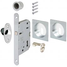Kit Chiudiscrigno Carré Clef Articulée Chromé Satiné - Scrigno