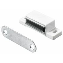Loqueteau À Aimant Blanc Fixe
