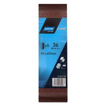 Bande Abrasive Pour Ponceuse 75x457 Mm Lot De 5 - Norton