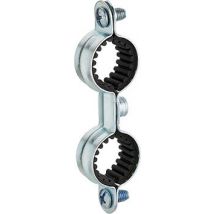 25 Colliers De Fixation Isophoniques Doubles Ø12