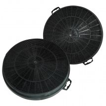 2 Filtres Charbon Anti-odeurs Pour Hottes Déco En Verre