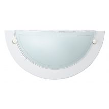 Applique Murale En Métal Blanc H.15 X L.31 Cm - Slid