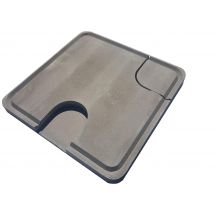 Couvercle Béton Bt40 Dim. Extérieures 40 X 40 Cm Haut.4 Cm