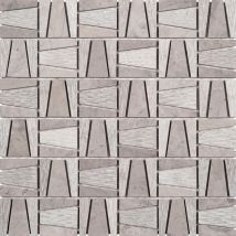 Mosaïque Gris Clair L.30 X L.30 Marbre Trapeze
