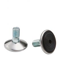Lot De 4 Vérins De Réglage Diam.3 Cm Chromés - Chainey - Tecnomat