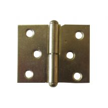 Paumelle Acier Laitonné Gauche 40 X 50 Mm - Chainey - Tecnomat