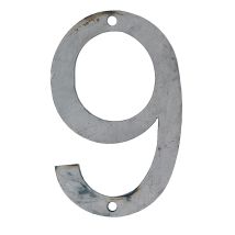Numéro 9 En Acier À Peindre L.6 Cm - Chapuis - Tecnomat