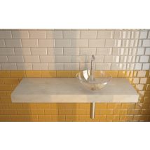 Faïence Blanc Brillant L.10 X L.30 Cm Metro