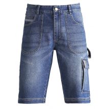 Short De Travail Jean Denim T.l - Kapriol