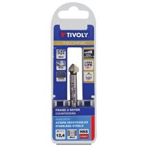 Fraise À Noyer Hss Cobalt 5% À 90° Diam.12,4 X L.56 Mm - Tivoly - Bricoman