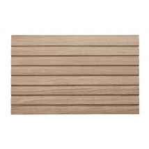 Lot De 4 Panneaux Décoratifs Imitation Tasseaux Chêne Naturel 260 X 9,5 Cm