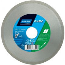 Disque Diamant Pour Céramique - Carrelage Diam.125 Mm - Norton