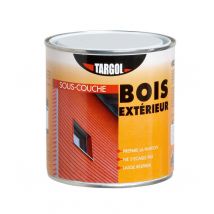 Sous-couche Bois Extérieur Mat Blanc 0,5 L - Targol