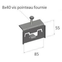 Crapaud Rail Rpa Ez 1 Rail +2 Pinces Lot 10 Pièces - Ob Profils