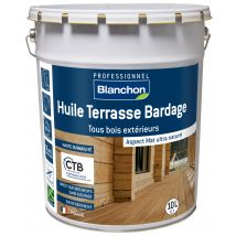 Huile Terrasse Et Bardage Bois Teinte Bois Naturel 10 L - Blanchon