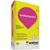 Enduit Weberpral F Pierre Cl (015) 25kg